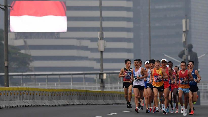 Foto-Foto Atlet Maraton Bersaing Raih Medali Asian Games 2018 - Bagian 1