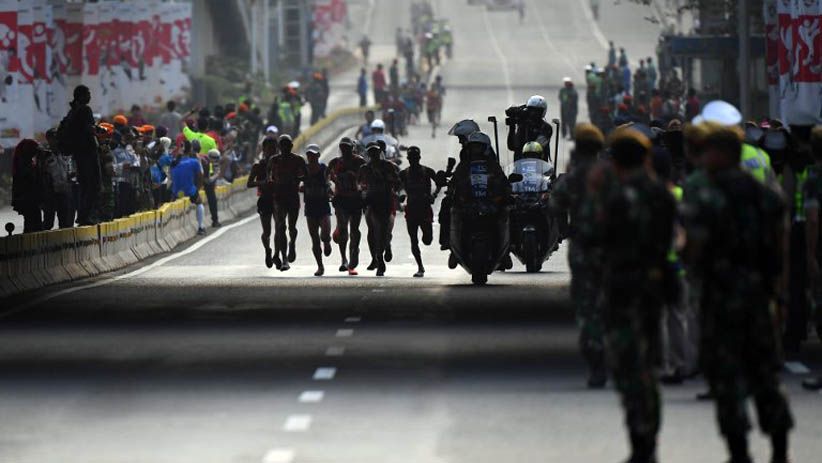 Foto-Foto Atlet Maraton Bersaing Raih Medali Asian Games 2018 - Bagian 3