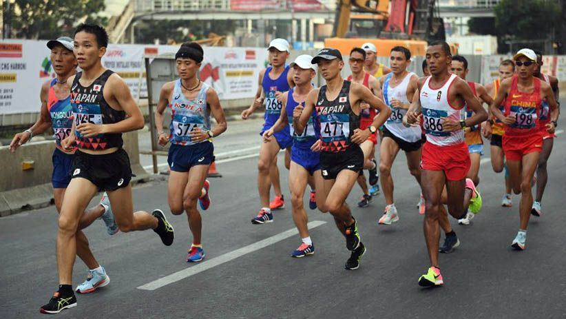 Foto-Foto Atlet Maraton Bersaing Raih Medali Asian Games 2018 - Bagian 2