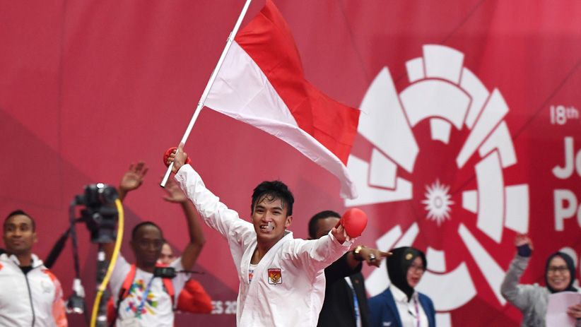 Karateka Rifki Ardiansyah Berhasil Menambah Medali Emas untuk Indonesia  - Bagian 1