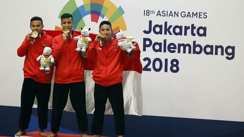 Momen Tim Pencak Silat Beregu Sumbang Medali Emas ke-15 untuk Indonesia - Bagian 6