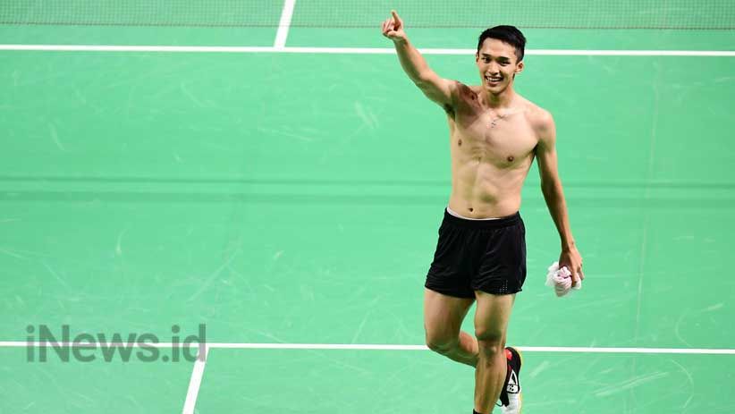 Sumbang Medali Emas ke-23, Jonatan Christie Pamer Badan Kekar - Bagian 2