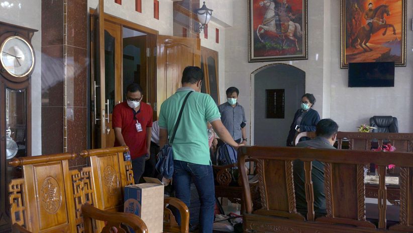 KPK Geledah BPN Tulungagung Telusuri Aset Bupati Syahri Mulyo