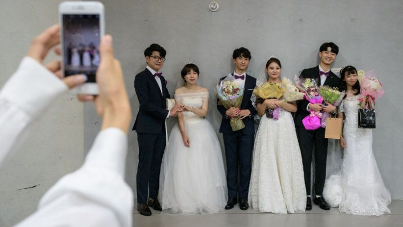 Ribuan Pasangan Nikah Massal di Korea Selatan - Bagian 4