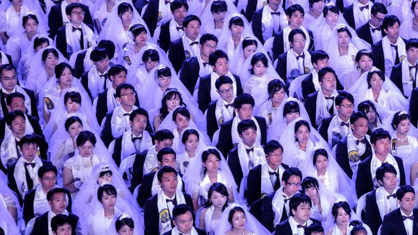 Ribuan Pasangan Nikah Massal di Korea Selatan - Bagian 1