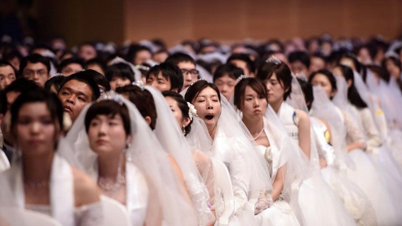 Ribuan Pasangan Nikah Massal di Korea Selatan - Bagian 5