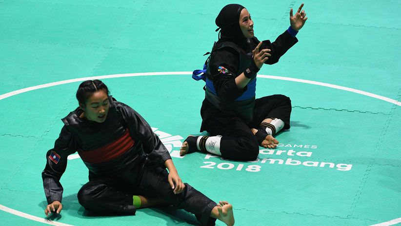 Wajah Lebam Pesilat Indonesia Sarah Tria Monita demi Medali Emas - Bagian 5