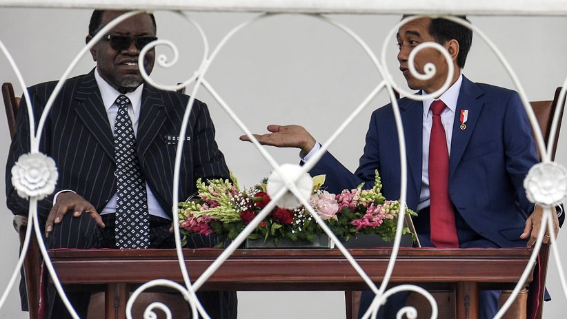 Presiden Jokowi Terima Kunjungan Presiden Namibia di Istana Bogor - Bagian 3