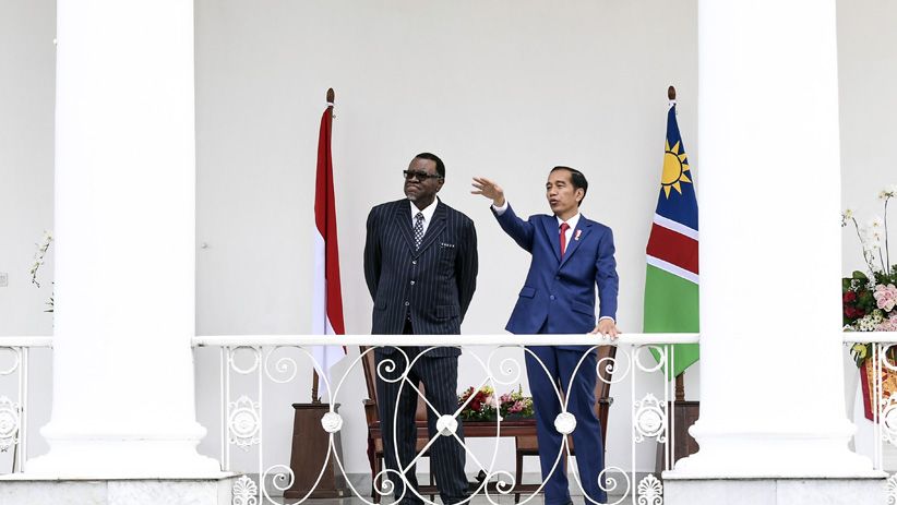 Presiden Jokowi Terima Kunjungan Presiden Namibia di Istana Bogor - Bagian 1