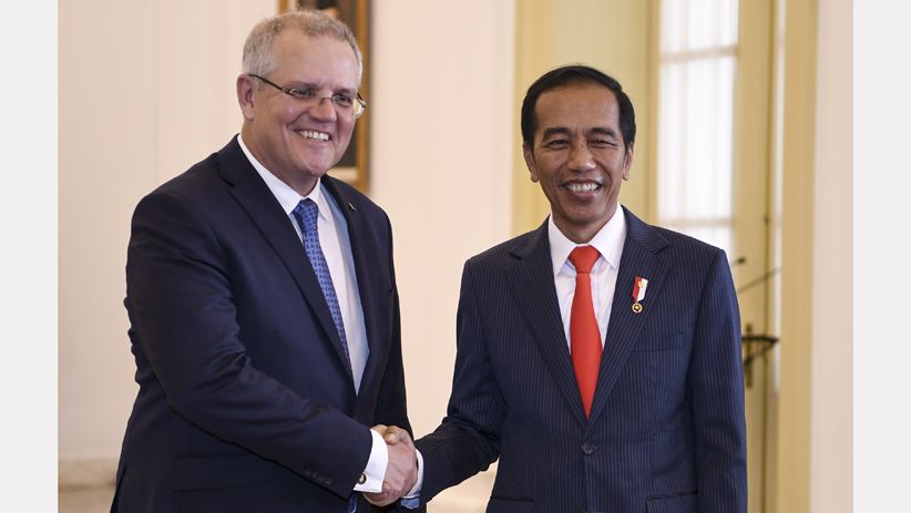 Presiden Jokowi Terima Kunjungan PM Australia Scott Morrison di Istana Bogor - Bagian 3