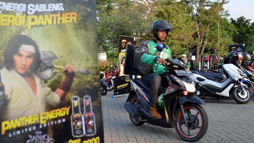 Panther Energy bersama Driver Ojek Online Promosi Film Wiro Sableng - Bagian 2