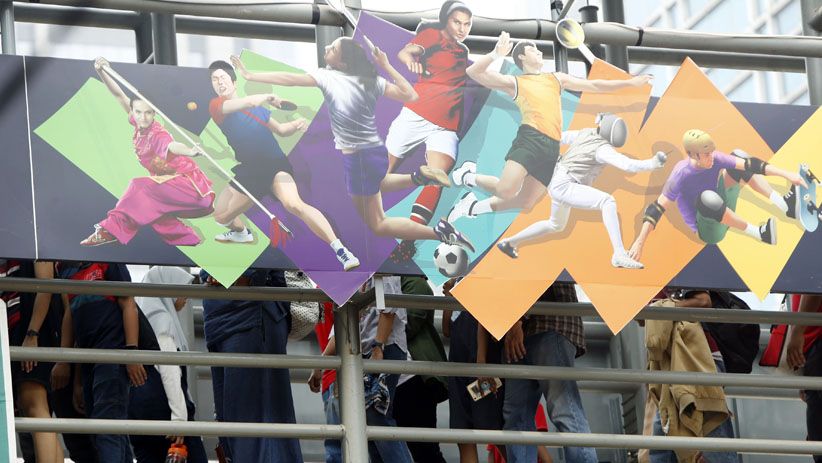 Nonton Penutupan Asian Games 2018, Ribuan Warga Berdatangan ke GBK  - Bagian 3