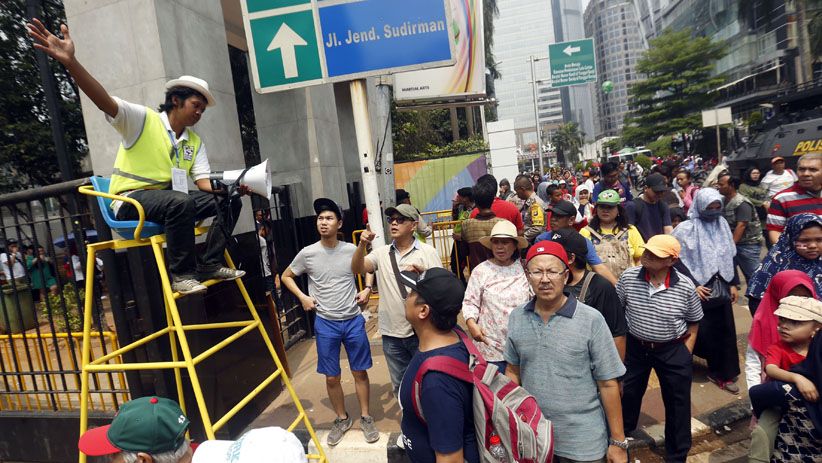 Nonton Penutupan Asian Games 2018, Ribuan Warga Berdatangan ke GBK  - Bagian 5