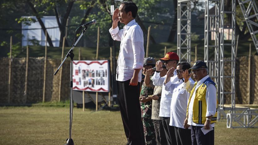 Presiden Jokowi Pimpin Apel Siaga NTB Bangun Kembali - Bagian 2