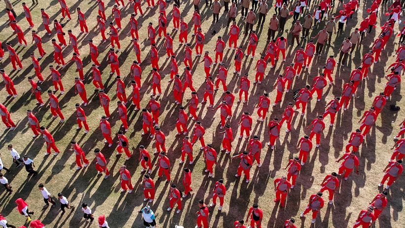HUT ke-73 TNI, 7.000 Peserta Ikut Senam Gemu Famire di Gorontalo - Bagian 3