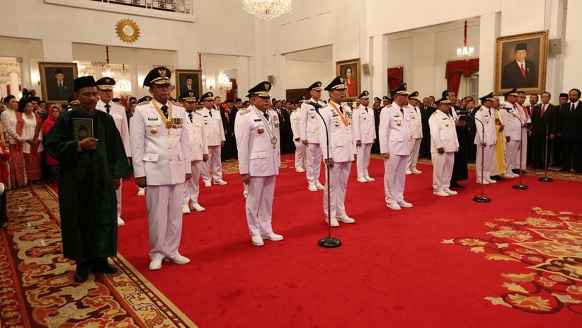Potret 9 Gubernur dan Wakil Gubernur saat Pelantikan di Istana Negara - Bagian 2