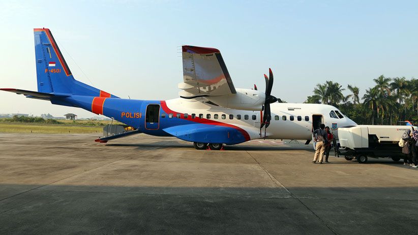 PT DI Serahkan Pesawat CN 295 kepada Polri - Bagian 5