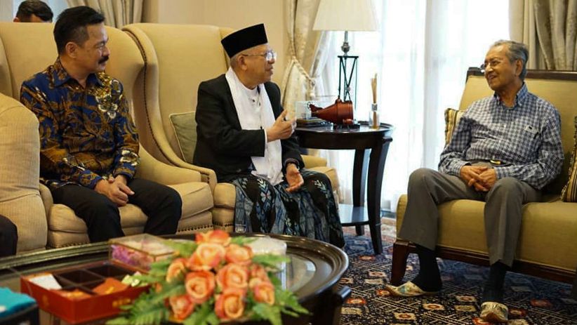 KH Ma'ruf Amin Bertemu PM Mahathir Mohamad di Malaysia - Bagian 2