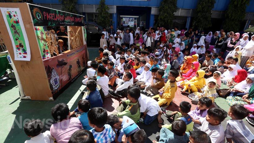 Sambut Tahun Baru Hijriah, Pelajar Surabaya Tampilkan Wayang Damen - Bagian 1