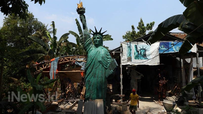 Melihat Proses Pembuatan Patung Raksasa di Tangerang Selatan - Bagian 2