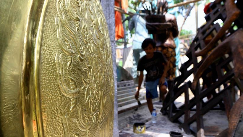 Melihat Proses Pembuatan Patung Raksasa di Tangerang Selatan - Bagian 5