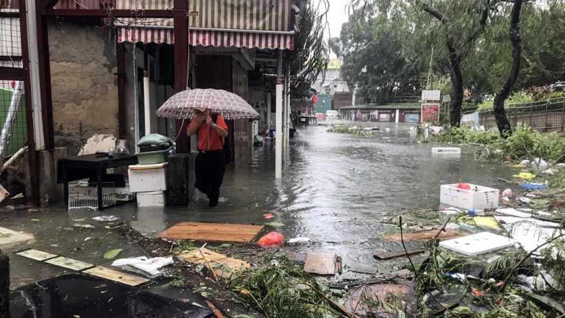 Bergerak dari Filipina, Ini Foto-Foto Badai Mangkhut Mengamuk di China - Bagian 4