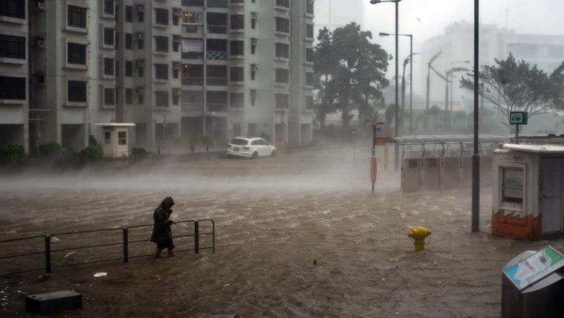 Bergerak dari Filipina, Ini Foto-Foto Badai Mangkhut Mengamuk di China - Bagian 5