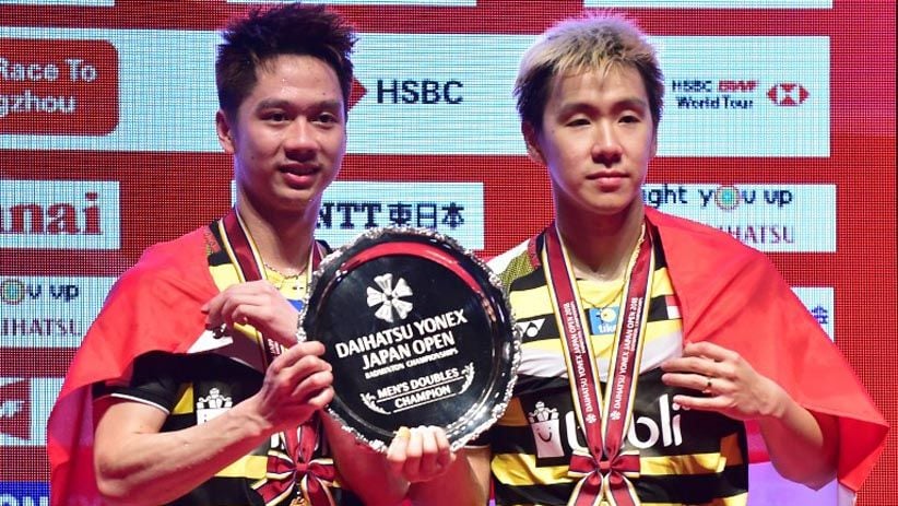 Ekspresi Kemenangan Marcus/Kevin Juara Jepang Open 2018 - Bagian 1