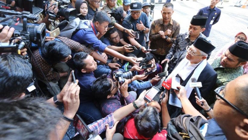 KH Ma'ruf Amin Tiba di Kantor Tim Kampanye Nasional - Bagian 4