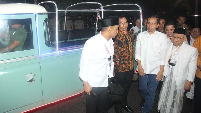 Jokowi-Ma'ruf Amin dan Prabowo-Sandi Tiba di KPU - Bagian 3