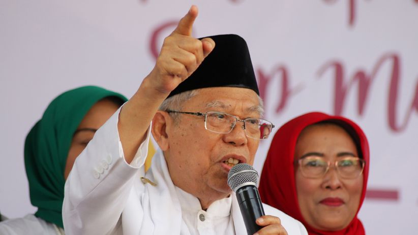 Cawapres Ma'ruf Amin Hadiri Deklarasi Relawan Perempuan IJMA - Bagian 2