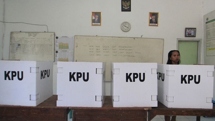 Suasana Pemungutan Suara Ulang 24 TPS di Cirebon 