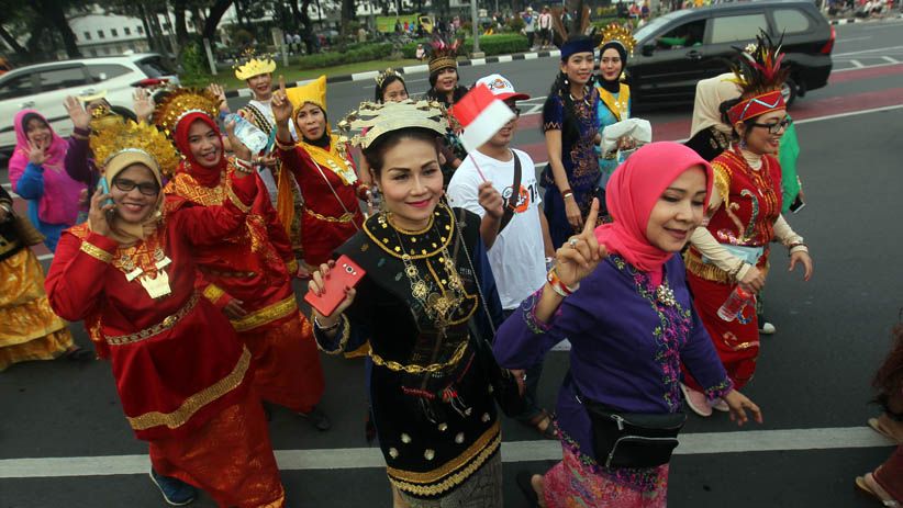 Superhero Ramaikan Karnaval Kampanye Damai Pemilu 2019 - Bagian 4