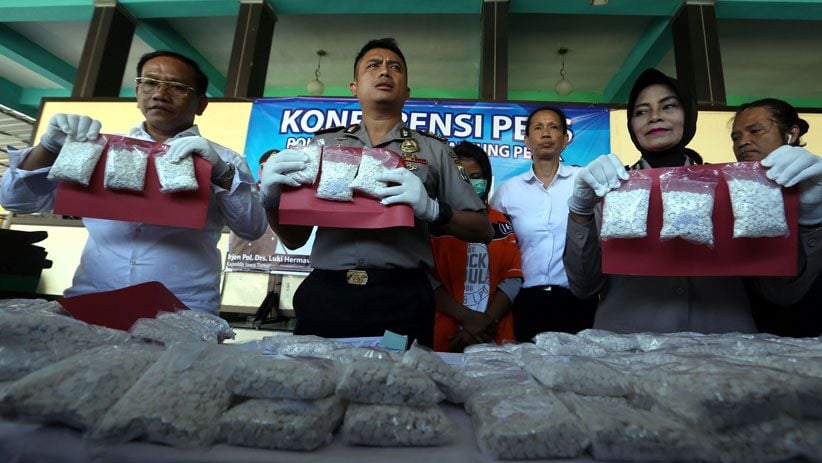 Polisi Tangkap Pengedar Pil Koplo Jaringan Lapas Porong