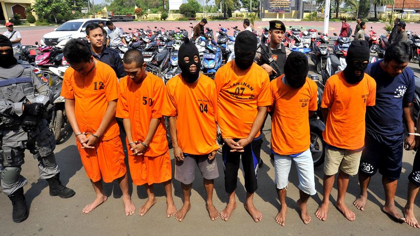 Polda Banten Tangkap Pelaku Curanmor, 144 Motor Dikembalikan ke Pemilik - Bagian 1