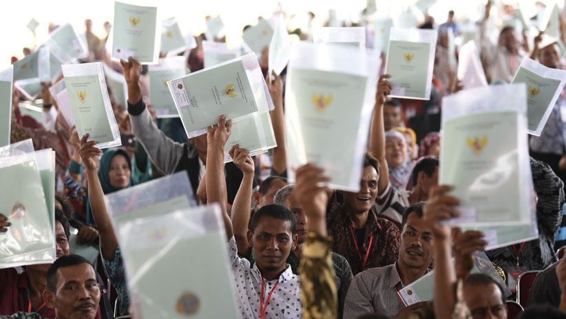 Presiden Jokowi Serahkan 7.000 Sertifikat Tanah untuk Masyarakat Bogor