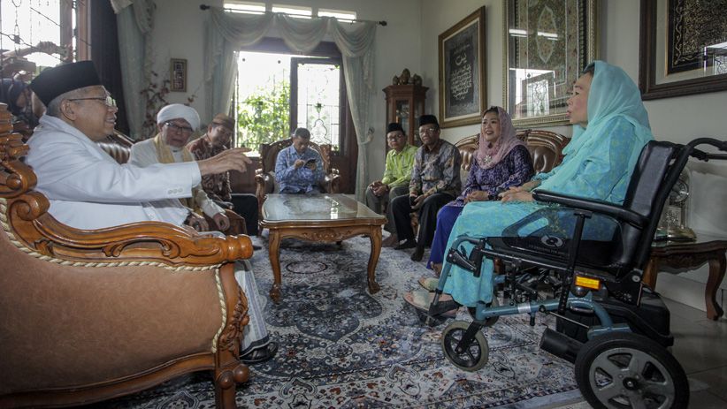 Cawapres Ma'ruf Amin Silaturahmi ke Keluarga Besar Gus Dur - Bagian 1