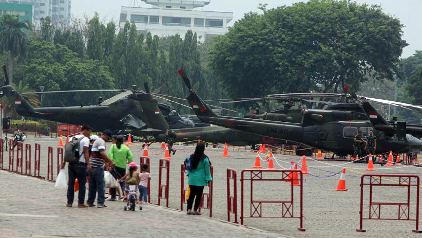 Sambut HUT ke-73, TNI Gelar Pameran Alutsista di Monas - Bagian 1