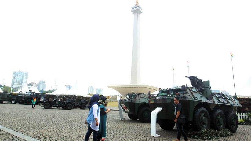 Sambut HUT ke-73, TNI Gelar Pameran Alutsista di Monas - Bagian 6