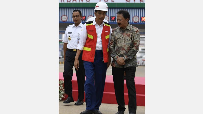 Presiden Jokowi Resmikan Jalan Tol Depok-Antasari Seksi I - Bagian 4