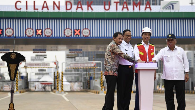 Presiden Jokowi Resmikan Jalan Tol Depok-Antasari Seksi I - Bagian 2