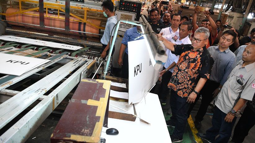 KPU Perlihatkan Kotak dan Bilik Suara Pemilu 2019, Ini Wujudnya - Bagian 2