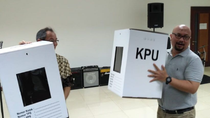 KPU Perlihatkan Kotak dan Bilik Suara Pemilu 2019, Ini Wujudnya - Bagian 3