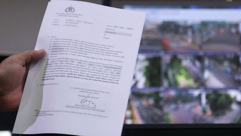 Begini Bentuk Surat Konfirmasi E-Tilang untuk Pelanggar Lalu Lintas - Bagian 3