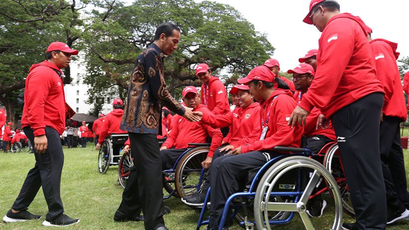 Presiden Jokowi Lepas Atlet Indonesia untuk Asian Para Games 2018 - Bagian 3