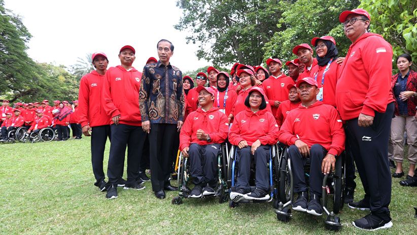 Presiden Jokowi Lepas Atlet Indonesia untuk Asian Para Games 2018 - Bagian 4