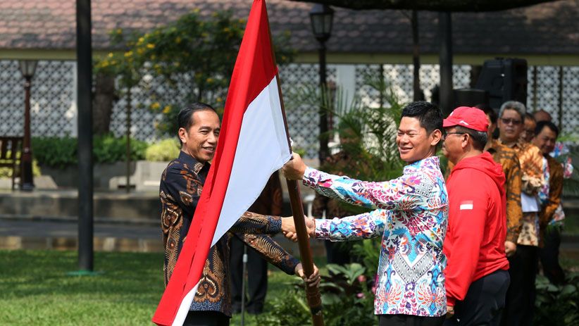 Presiden Jokowi Lepas Atlet Indonesia untuk Asian Para Games 2018 - Bagian 5