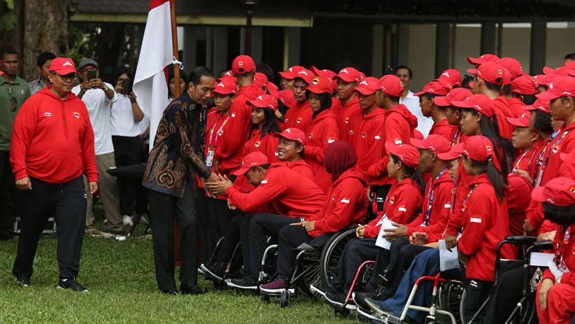 Presiden Jokowi Lepas Atlet Indonesia untuk Asian Para Games 2018 - Bagian 1