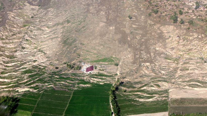 Foto Udara Dampak Fenomena Likuifaksi di Palu Selatan - Bagian 1
