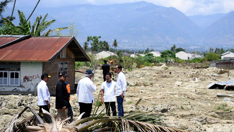 Pantau Penanganan Bencana, Jokowi Kunjungi Lokasi Gempa Palu - Bagian 2